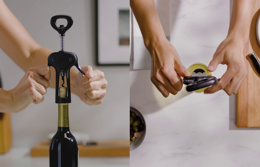 custom corkscrew bottle opener